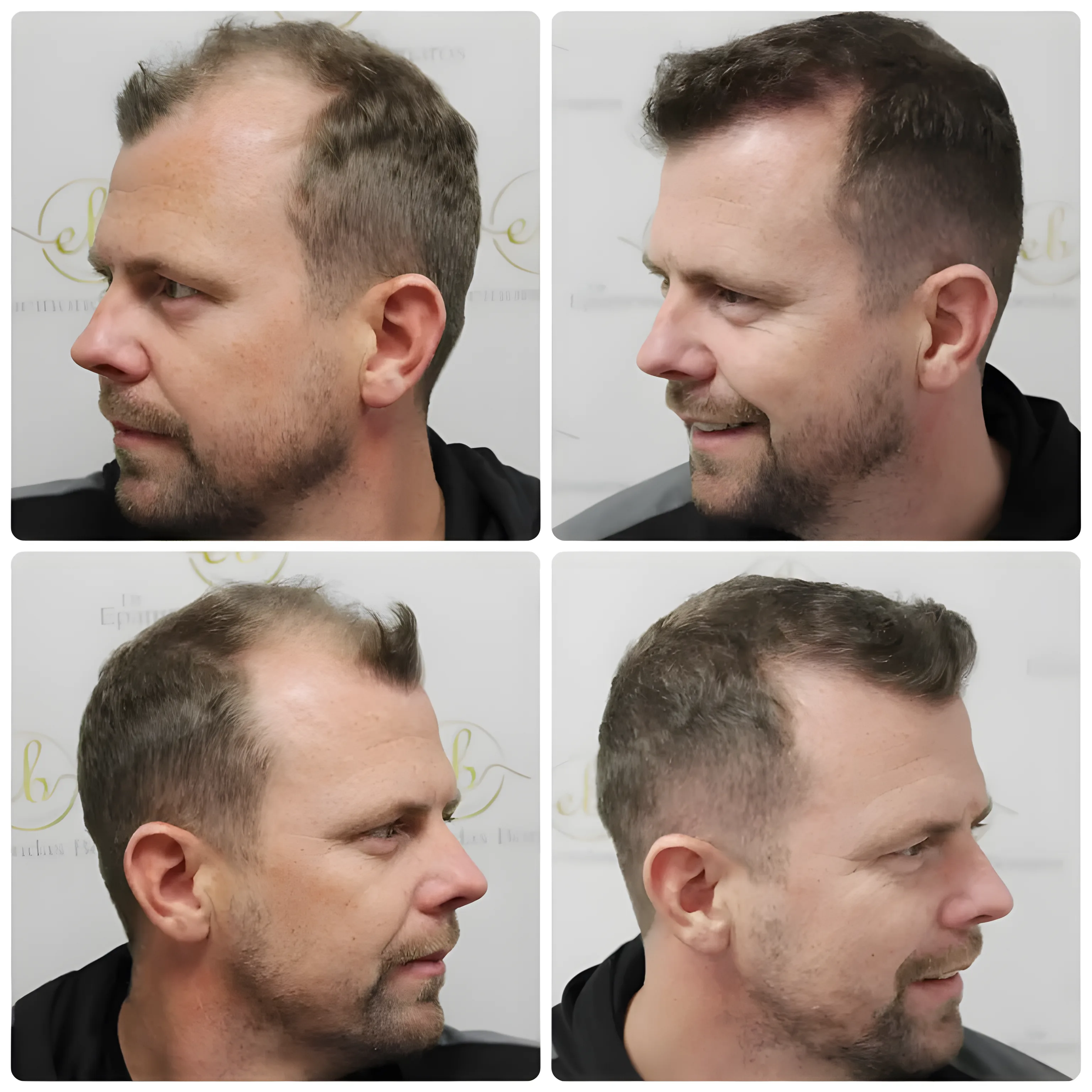 FUE hairline & mid-scalp — 4,049 grafts / 12,260 hairs